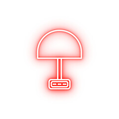 Poster - lamp neon icon