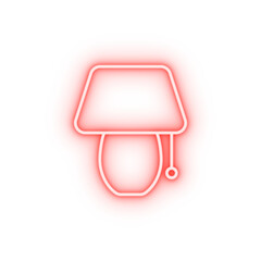 Poster - lamp neon icon