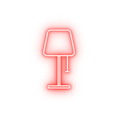 Poster - lamp neon icon
