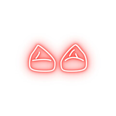 Poster - chairs neon icon