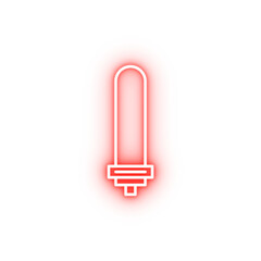 Poster - light neon icon