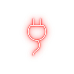 Poster - plug neon icon