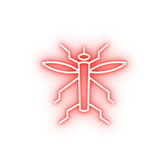 Sticker - water bug neon icon