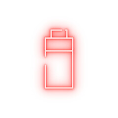 Poster - full battery neon icon
