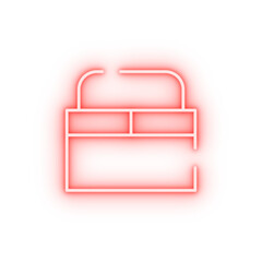 Poster - toolbox neon icon