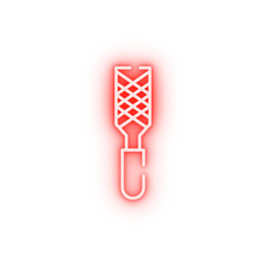 Poster - rasp chisel neon icon