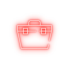 Poster - toolbox neon icon