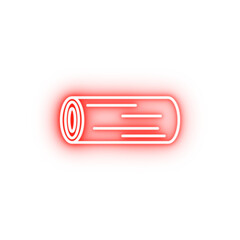 Poster - wood wood neon icon