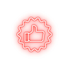 Poster - like neon icon
