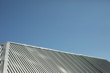 Roof Is Made Of Metal. Steel Roof. Details Of Building.