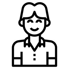 avatar outline icon