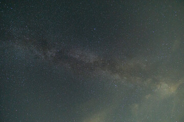 Milky Way in the night sky in Germany