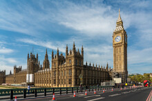 UK, England, London, Westminster Bridge And Palace Of Westminster