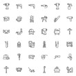 © alekseyvanin - Power tools line icons set