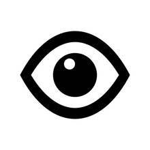 Eye Flat Vector Icon