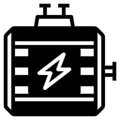 Poster - electric motors icon