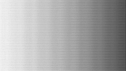 Poster - Halftone dot texture on white background. Design element for web banners, wallpapers, postcards, websites. Vector illustration.