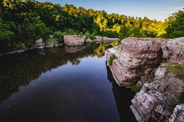 Wall Mural - View of Split Rock Creek, Palisades State Park