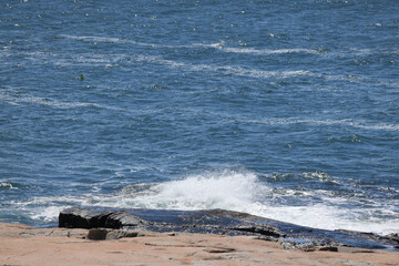 Wall Mural - Ocean meeting the shore