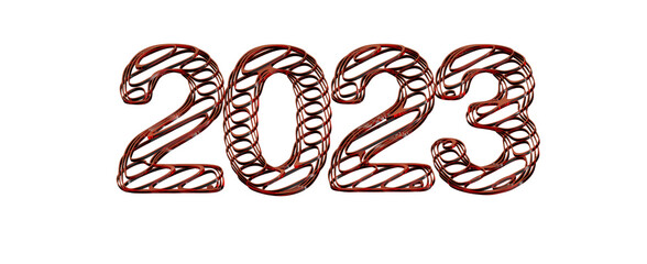 Poster - 2023 text flyer design on graphic