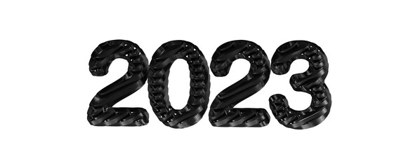 Poster - 2023 text flyer design on graphic