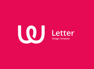 Wall Mural - Letter W logo icon design template elements