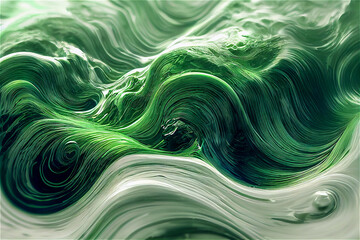 Wall Mural - Green background