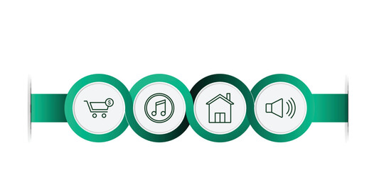 Poster - editable thin line icons with infographic template. infographic for concept. included ,
