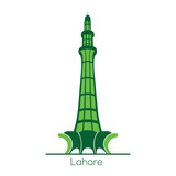 Fototapeta Boho - Lahore Minar e Pakistan is a national monument.