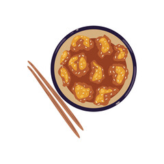 Sticker - flat japonese curry