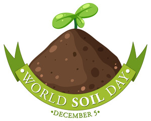 Sticker - World Soil Day Banner Design