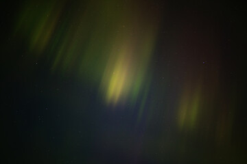 Wall Mural - Aurora boealis on night sky in northern Sweden