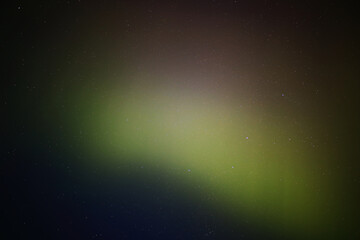 Wall Mural - aurora boealis on night sky in northern sweden