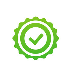Poster - Check mark icon on a white background. Vector illustration