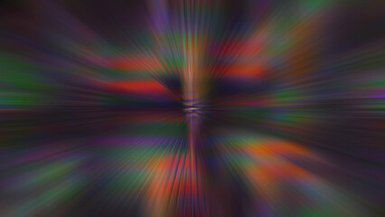 Canvas Print - Abstract iridescent glitch art texture background image.