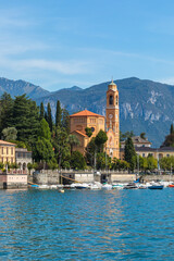 Wall Mural - Church of San Lorenzo at Tremezzo, Lake Como, Italy