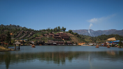 The landscape around Ban Rak Thai, Thailand