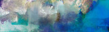 Fototapeta Motyle - abstrakt malerei pastos leinwand blau banner