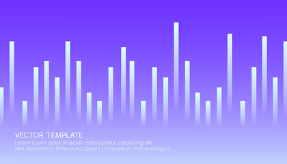 Poster - The gradient business background with lines gradient. Vector, 2022