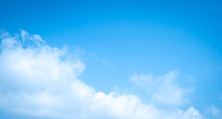 Wall Mural - blue sky with clouds