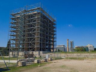 Scaffolding Around Temple of Olympian Zeus