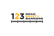 © 21graphic - Road Safety barriers logo design sign guardrail illustration icon symbol roadway motorway