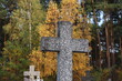 Cmentarz w kolorach jesieni