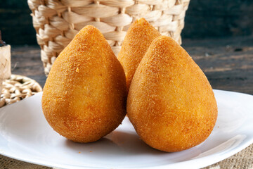 Wall Mural - Coxinha of chicken, Brazilian snack