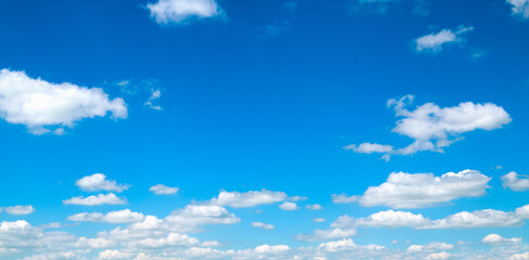 Wall Mural - white clouds in blue sky.