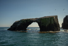 Arch Rock Off The Coast Of Anacapa Island