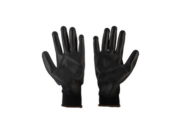 Wall Mural - Work gloves isolated on transparent background