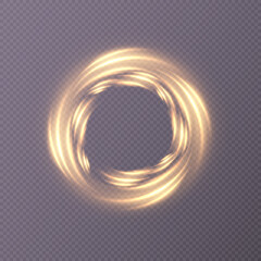 Aufkleber - Twisted round light effect, suitable for product advertising, product design and other illustrations.
