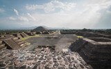 Fototapeta Psy - Teotihuacán Pyramids Mexico. Mexican pyramids Photography. Archaeology Mexico. Mexican culture.  Tourism in Mexico. Tourism in Mexico.

