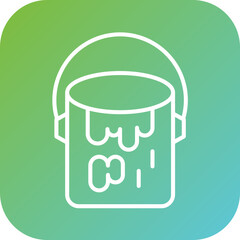 Poster - Paint Bucket Icon Style